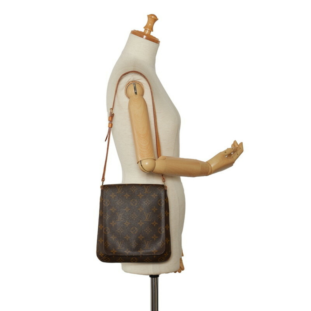 LOUIS VUITTON Authentic Brown Monogram Leather Shoulder Bag - Picture 11 of 11